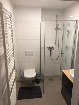 Ein Badezimmer in der Unterkunft Ahorn 4