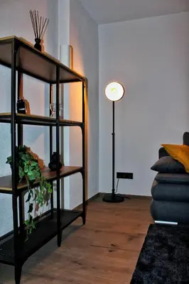 Ein Sitzbereich in der Unterkunft Idyllische Suite in Zentrumsnähe mit Parkplatz Top 1