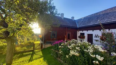 Ein Garten an der Unterkunft Ferienhaus SCHWEIZER Hof