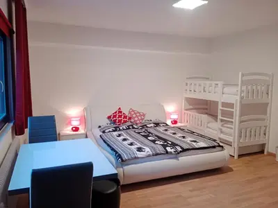 Ein Bett oder Betten in einem Zimmer der Unterkunft Dachstein Apartments