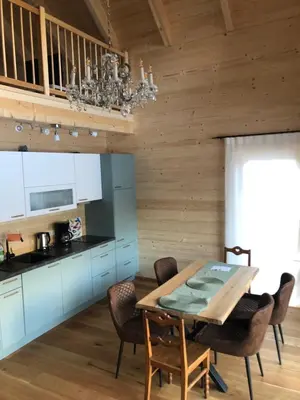 Küche/Küchenzeile in der Unterkunft MyHolzhaus - zum Wohlfühlen