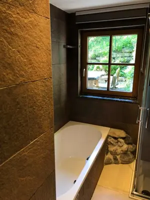 Ein Badezimmer in der Unterkunft Pointhäusl