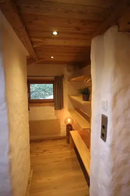 Ein Bett oder Betten in einem Zimmer der Unterkunft Pointhäusl
