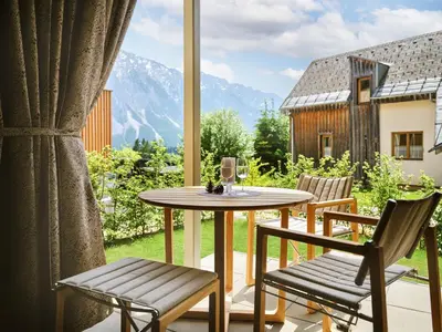 Ein allgemeiner Bergblick oder ein Berglick von der Ferienwohnung aus