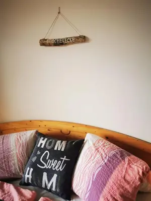Ein Bett oder Betten in einem Zimmer der Unterkunft Urlaub am Bauernhof bei Familie Steinbrecher