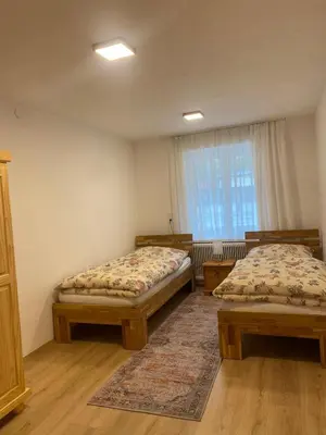 Ein Bett oder Betten in einem Zimmer der Unterkunft Wohnung