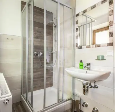 Ein Badezimmer in der Unterkunft Ferienhaus Krametergut