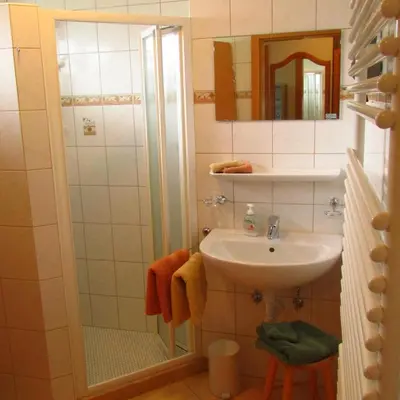 Ein Badezimmer in der Unterkunft Juniorland II
