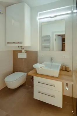 Ein Badezimmer in der Unterkunft Mein Appartement Nr.9
