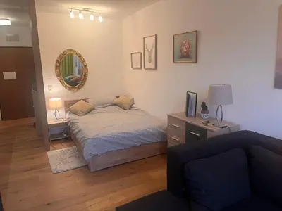 Ein Bett oder Betten in einem Zimmer der Unterkunft Dachstein 529