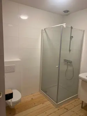 Ein Badezimmer in der Unterkunft Apartments Steinwänd