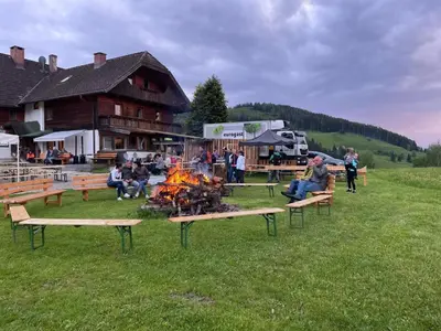 Naturlandschaft in der Nähe des Ferienhauses