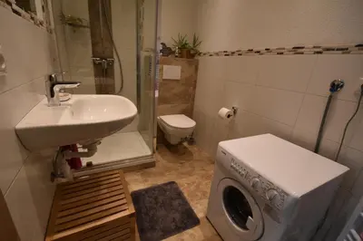 Ein Badezimmer in der Unterkunft Bergblick Energiequelle