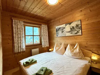 Ein Bett oder Betten in einem Zimmer der Unterkunft Hallmoosgut