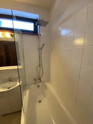 Ein Badezimmer in der Unterkunft Dachstein Panorama-Lodge