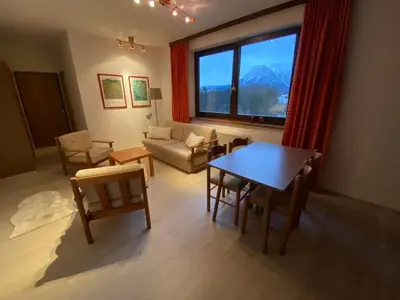 Ein Sitzbereich in der Unterkunft Dachstein Panorama-Lodge