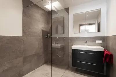 Ein Badezimmer in der Unterkunft BergLeben Zaglauhof