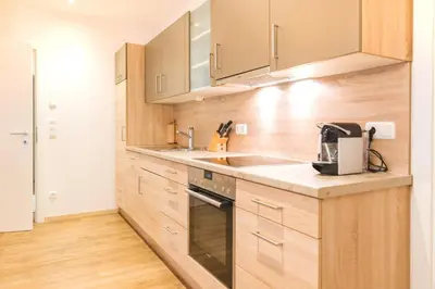 Küche/Küchenzeile in der Unterkunft Haus Bachinger