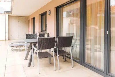 Ein Balkon oder eine Terrasse in der Unterkunft Haus Bachinger