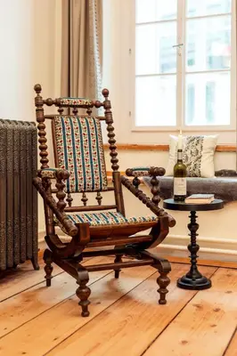 Ein Sitzbereich in der Unterkunft Podenhaus