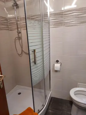 Ein Badezimmer in der Unterkunft Studio bei Nussensee