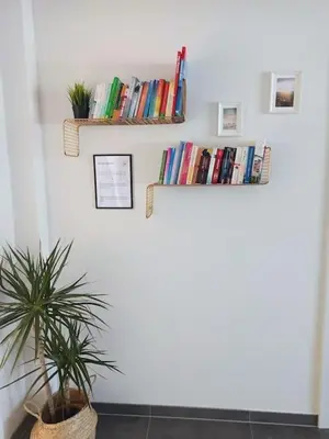 Die Bibliothek in der Ferienwohnung