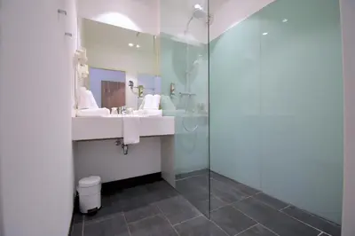 Ein Badezimmer in der Unterkunft Sporthotel Zederhaus im Lungau