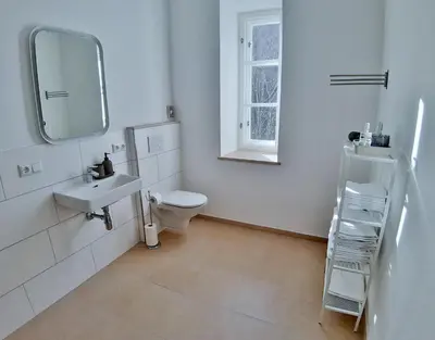 Ein Badezimmer in der Unterkunft Maria Theresia Berghaus Apartments