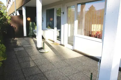 Das Gebäude in dem sich die Ferienwohnung befindet