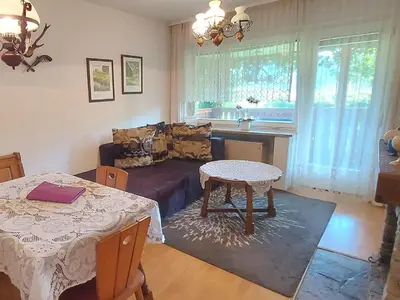 Ein Sitzbereich in der Unterkunft Holiday home in Bad Mitterndorf - Steiermark 41125
