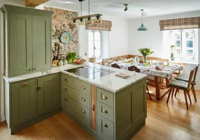 Küche/Küchenzeile in der Unterkunft FISCHERNGUT - Luxuriöses Bauernhaus in Seenähe
