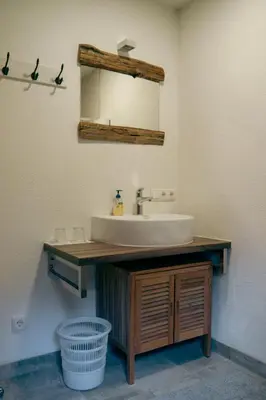 Ein Badezimmer in der Unterkunft Stangllehen Hütte