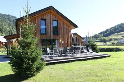 Naturlandschaft in der Nähe des Chalets