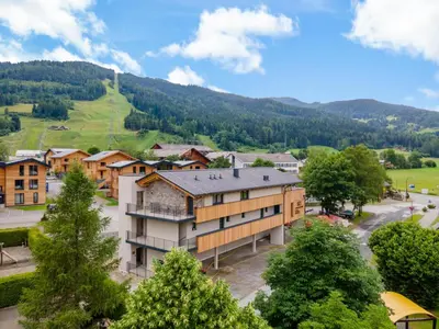 Ein allgemeiner Bergblick oder ein Berglick von der Ferienwohnung aus