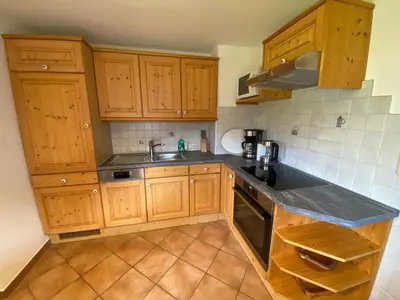 Küche/Küchenzeile in der Unterkunft Ferienwohnung Engl Haus
