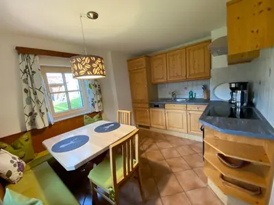 Küche/Küchenzeile in der Unterkunft Ferienwohnung Engl Haus