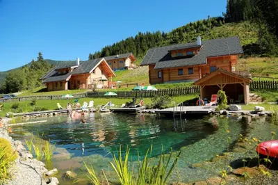Naturlandschaft in der Nähe des Chalets