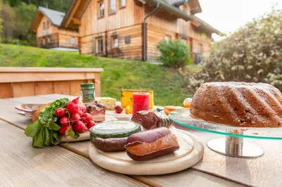 Essen im Chalet oder in der Nähe