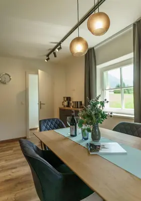 Küche/Küchenzeile in der Unterkunft Neues Luxus APARTMENT DACHSTEIN - Ramsau am Dachstein - inklusive Sommercard!