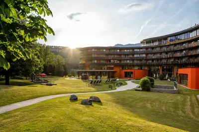 Ein Garten an der Unterkunft Vivea Hotel Bad Goisern