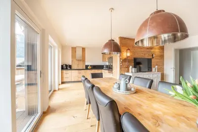 Küche/Küchenzeile in der Unterkunft Penthouse Heidi