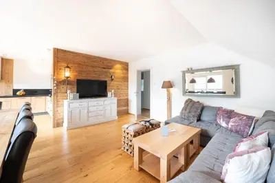 TV/Unterhaltungsangebot in der Unterkunft Penthouse Heidi