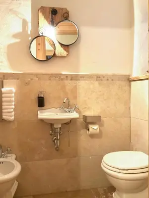 Ein Badezimmer in der Unterkunft Almhaus Chalet 607 - Lachtal