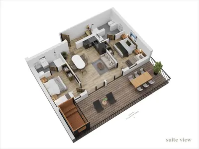 Grundriss der Unterkunft ANN SUITES Appartements
