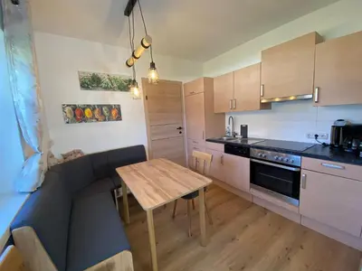 Küche/Küchenzeile in der Unterkunft Ferienhaus Mayr