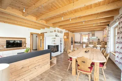 Küche/Küchenzeile in der Unterkunft Chalet Fischerkogel an der Skipiste