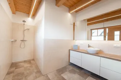 Ein Badezimmer in der Unterkunft Chalet Fischerkogel an der Skipiste