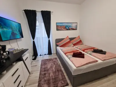 Ein Bett oder Betten in einem Zimmer der Unterkunft Appartement 223