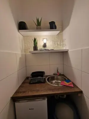 Küche/Küchenzeile in der Unterkunft Appartement 223